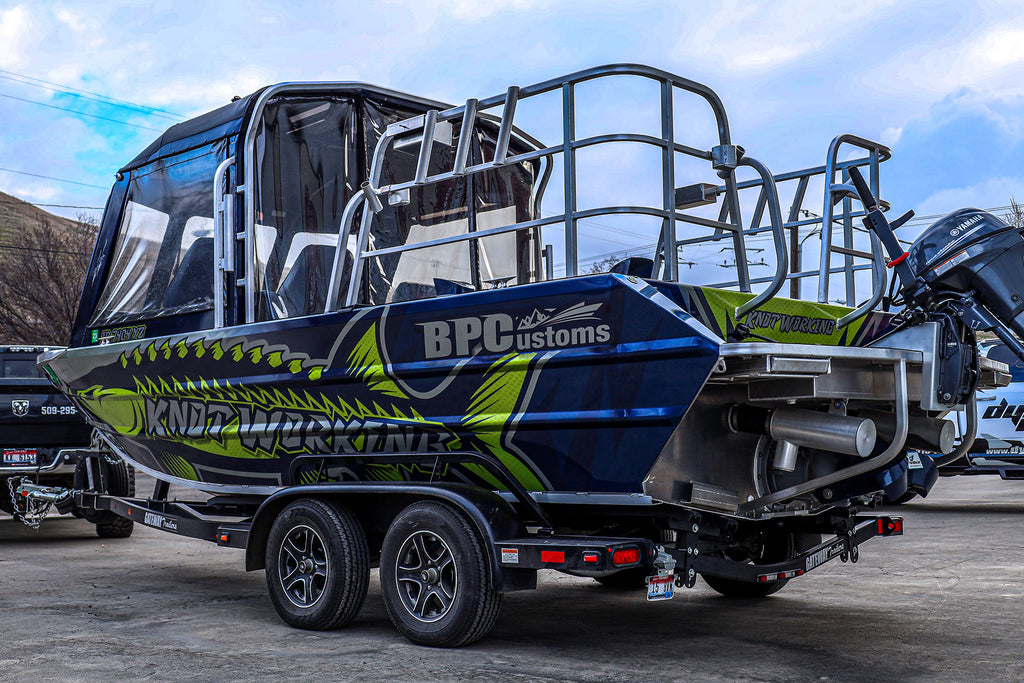 Dynamic Designs - BP Customs Jet Boat Vinyl Wrap