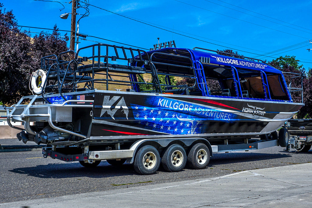 Dynamic Designs - Killgore Adventures Tour Boat Vinyl Wrap