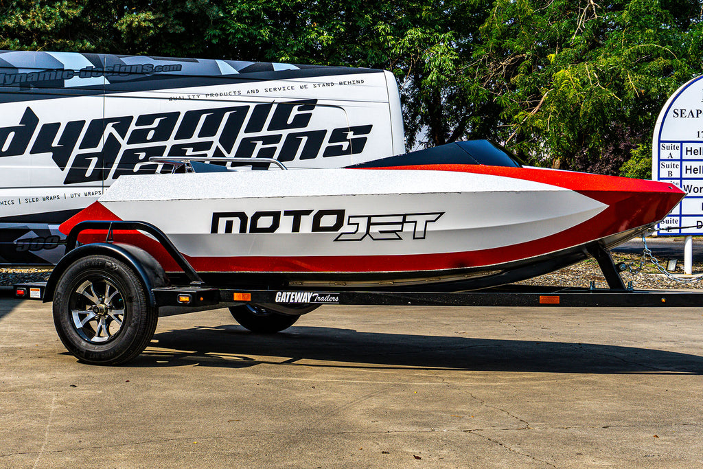 Dynamic Designs - Moto Jet Boat Custom Vinyl Wrap