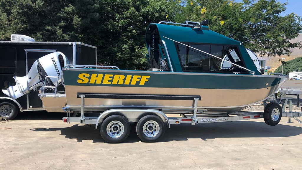 Dynamic Design - Sheriff's Department Patrol Boat Vinyl Graphics